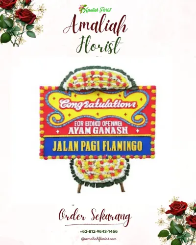 Bunga Papan Congratulation di Sumbermanjing Wetan
